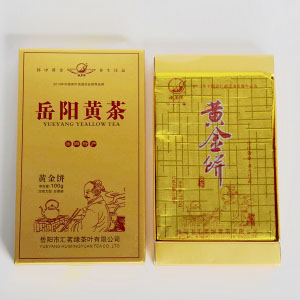 100G岳陽(yáng)黃茶（黃金餅）